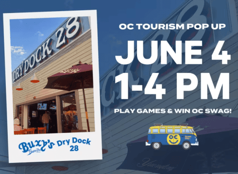 Ocean City Tourism Pop Up at Dry Dock 28 & Buxy's